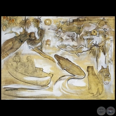Inundación - Obra de Lucio Aquino - Año 1988